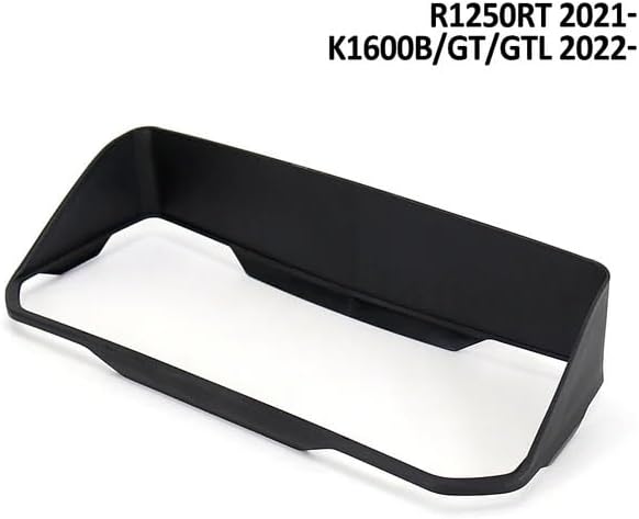 ZAPYVET for BMW, R1250RT K1600GTL K1600B K1600GT écran de Couverture d'instrument de Moto Pare-Soleil visière TFT 10.25 Pouces Bouclier Anti-éblouissement Cadre de Compteur de Moto - Poukt