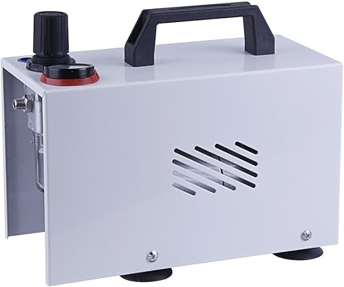Fengda AS-18B - Professional Airbrush Mini Kompressor / 4 Bar/Kompakt mit Manometer, Druckminderer - Poukt