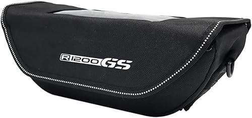 EQJSHL Sacs de Selle Sacoche De Guidon De Moto pour B&MW R1200GS R 1200 GS R1200 GSA, Kit De Rangement pour Outils De Voyage Et De Navigation pour Guidon Étanche Sac de Rangement(Noir 1) - Poukt