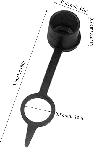 Zerk Caps Capuchons de protection pour graisseurs et graisseurs - Capuchons anti-poussière Zerk Fitting - Polyvalent et robuste - Pour protection de moto - Poukt