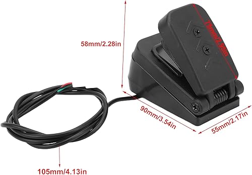 Pédale électrique pour ATV, Contrôle de Vitesse, Accélérateur, Prise étanche pour Enfants, Voiture, Go Kart, Cyclomoteur - Poukt