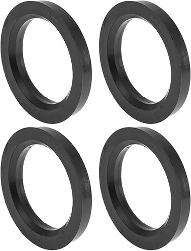 INFINAUTO 78,1Mm À 74,1Mm Bagues De Centrage De Roue De Voiture en Polycarbonate Noir Anneaux De Moyeu De Roues Centrales Absorbant Les Chocs 4 Pièces - Poukt