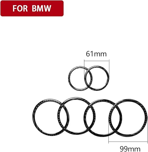 SZFJMQP Autocollant en fibre de carbone compatible avec BMW X5 E70 X6 E71 2008-2014 (lampe de lecture 28) - Poukt