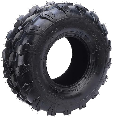 Le Caoutchouc 19x7x8 Tout Le Pneu de Roue de Terrain a augmenté la Traction pour L'AJUST Universel de Kart de Chariot de Quadruple - Poukt