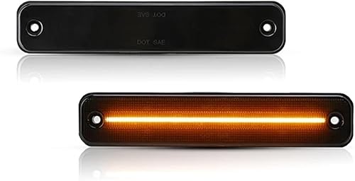 pour Hummer H2 2003 2004 2005 2006 2007 2008 2009 LED Feu Position Latéral Clignotant Feux Position Latéraux LED Feux Signalisation(4pc Front Rear) - Poukt