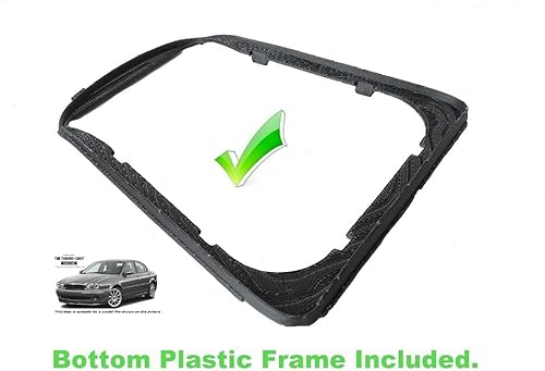 The Tuning-Shop Ltd Soufflet de levier de vitesse + cadre compatible avec Jaguar X-Type Cuir Coutures variées disponibles (coutures grises) - Poukt