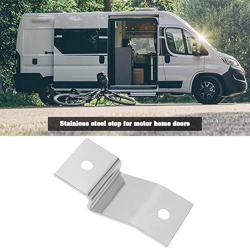 ECSiNG Butoir de porte 7192004AG - Plaque coulissante - Compatible avec Fiat Ducato - Compatible avec Peugeot Boxer - Compatible avec Citroën Jumper - Argenté - Poukt