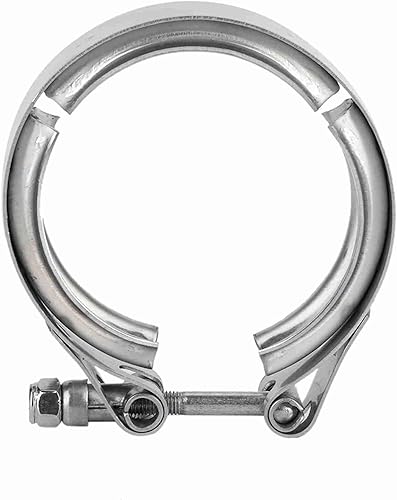 Collier d'échappement Turbo, collier de serrage longue durée de vie 63 mm/2,5 pouces antirouille pour anneaux/brides 2,5 pouces - Poukt