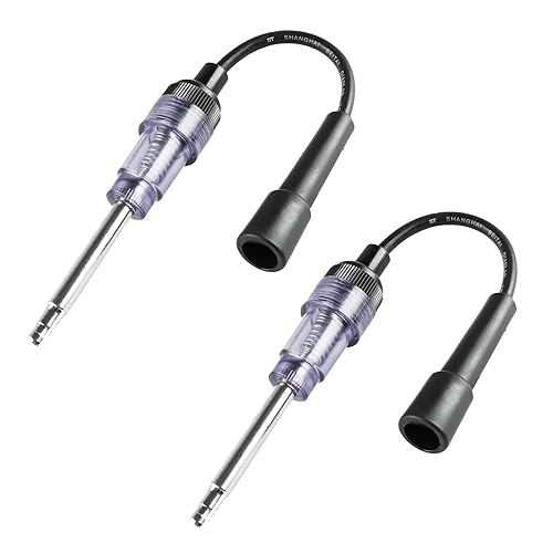 Lot de 2 testeurs d'étincelles d'allumage, testeur de bobine d'allumage réglable, testeur de bobine d'allumage, testeur d'allumage pour tous les moteurs à combustion de voiture, tondeuses à gazon, - Poukt