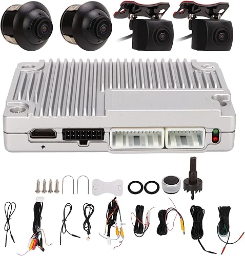360 degrés 1080P HD Bird View Surround System Caméras de stationnement de secours à 4 canaux 2D 3D Multi View pour véhicule - Poukt