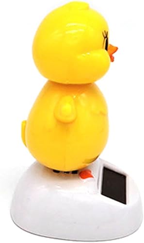 Poulet dansant solaire pour fenêtre,poussin dansant solaire,Jouets de danse solaires | Jouets de danse à énergie solaire, figurines d'ornements de poussin de dessin animé, tête de Bobble pour tableau - Poukt