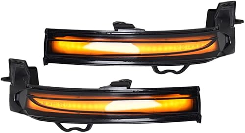 Compatible avec Merce-des Benz Classe A W177 A200/ A250/ A35/ A45 AMG 2019-2021, Baceyong Car LED pour rétroviseur latéral, compatible avec Merce-des Benz CLA C118 2020-2021 - Poukt