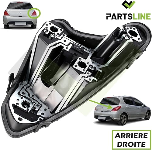 Platine Porte Ampoule de Feu Arrière Droit Côté Passager compatible avec 308 de 2007 à 2015-1606959180 - Poukt