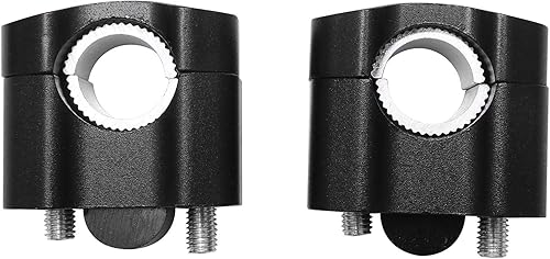 Qoekacy 1 Paire CNC 22Mm 28Mm Hors Route Barres de Moto Pinces Guidon Risers Adaptateur pour 7/8 Pouces 1-1/8 Pit Dirt Moto pour Noir - Poukt