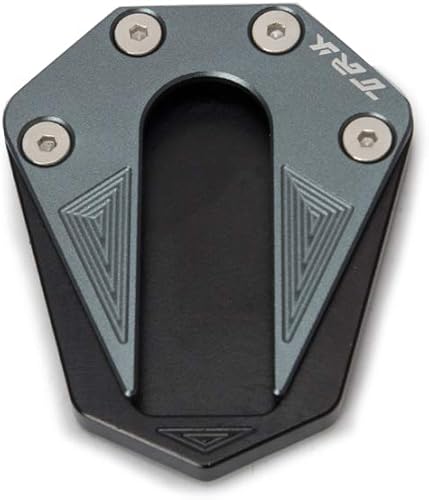 Carrfan Plaquette Moto Accessoires Pied Côté Stand Agrandisseur Extension CNC Aluminium pour Benelli TRK 502 2017-2018 - Poukt