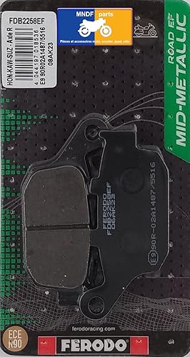 Plaquettes Ferodo de frein arrière pour Honda CBR 650 R/CB 650 R Neo Sports Cafe millésimes 2019, 2020, 2021 - Poukt