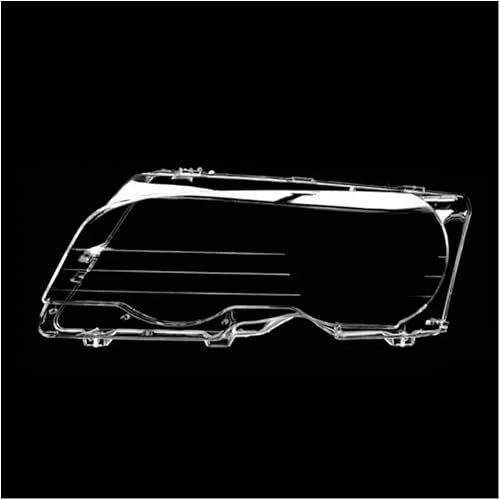 Lentille Couvercle pour BMW E46 Coupé pour Cabriolet 1999-2003 Pré-Lifting pour M3 2000-2006 Phare Voiture Lentille Claire Phare Couvercle Transparent Accessoires Phare Cache Clair Lentille (Couleur - Poukt