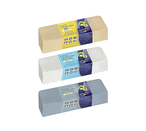 Lux Metal - Kit 3 Pâte de Polissage Abrasive pour Plastique 150 gr PL1-PL2-PL3 (Fine-S.Fine-Ultra Fine) Polissage Transparent Plexiglas Polycarbonate Polissage Plastique Supprimer les Rayures Renouvel - Poukt