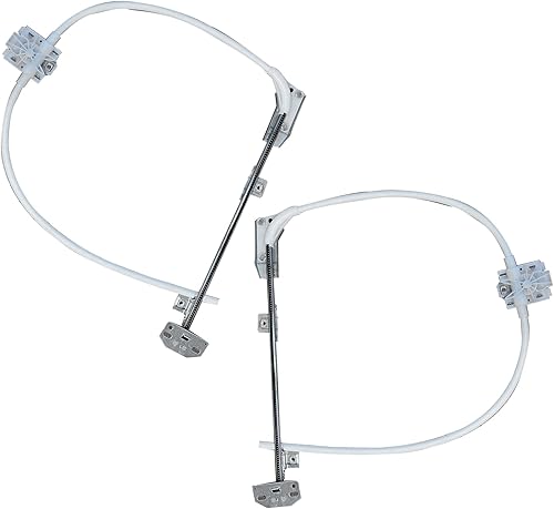 Partsline (Lot de 2) Mécanisme de Lève Vitre Manuel Arrière Gauche ET Arrière Droit compatible avec SUPER 5 de 1984 à 1996 5 Portes - 7700774977 7700774978 - Poukt