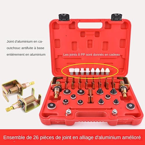 Kit de Réparation de Fuite pour Climatisation Automobile | Détecteur De Fuites Pour Systèmes CVC - Testeur de Détection Rapide pour Système HVAC Voiture Révision Radiateur et Entretien Électroménager - Poukt
