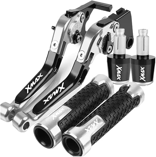 SCUUBE pour Yama&ha Xmax 125 200 300 400 X Max X-Max 2018-2022 2023 Accessoires De Moto Leviers d'embrayage De Frein Pliants Réglables Poignées De Guidon Extrémités Leviers de Moto(Or) - Poukt