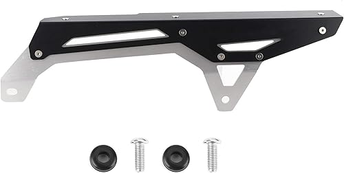 Garde de Chaîne de Pignon de Moto, Couvercle de Protection de Chaîne de Pignon Adapté pour V ‑Strom 650 650XT, DL1000, DL1050A / XT - Poukt