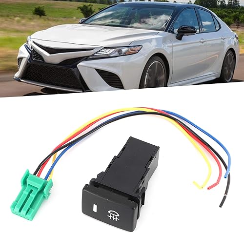 Bouton poussoir antibrouillard, bouton antibrouillard noir, portable léger pour YARIS PRIUS/LEVIN Highlander Levin avec câble Camry - Poukt