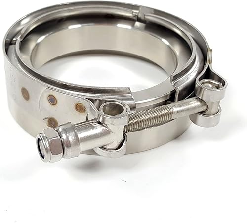 Kit de bride de serrage Turbo Exhuast V-band pour GT45 GT45R T304 en acier inoxydable 8,3 cm - Poukt