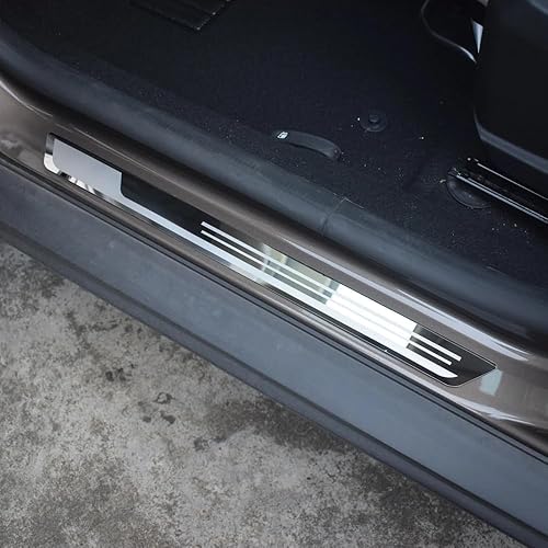 yishao 4 Pièces Bandes de Seuil de Porte Automobile en Acier Inoxydable pour Mercedes-Benz V-Class Vito e-Vito Viano 108 E W638 W639 W447, Pédale Bienvenue Garde Plaque Accessoires Voiture - Poukt