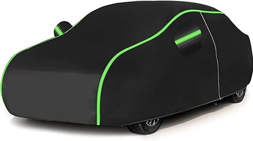 Bâche de Voiture Anti-grêle pour Toyota Aygo (XW30) 2014-2025,Coque Intégrale pour Protection Contre Le Soleil, La Pluie Et avec Fermeture éclair Et Cordon De Serrage Coupe-Vent - Poukt