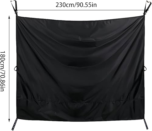 Rideaux de confidentialité de voiture | couverture latérale pour confidentialité et blindage, séparateur arrière, housse de douche réutilisable pour berline, minivan, van - Poukt