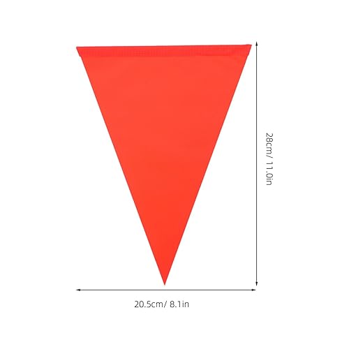 ANDRESLAD Lot De 10 Drapeaux D'avertissement Réfléchissants Pour Vélo Scooter Drapeau De Sécurité Triangle Télescopique Pour Fauteuils - Poukt