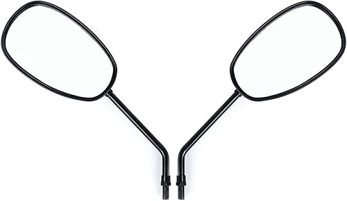 Rétro Rétroviseur 2pcs Noir Moto Rétroviseurs Réglables À 360 Degrés 10mm Dans Sens Des Aiguilles D'une Montre Guidon Rétroviseur Latéral Scooter Cyclomoteur Motos Rétroviseur Latéral ( Color : 1 ) - Poukt