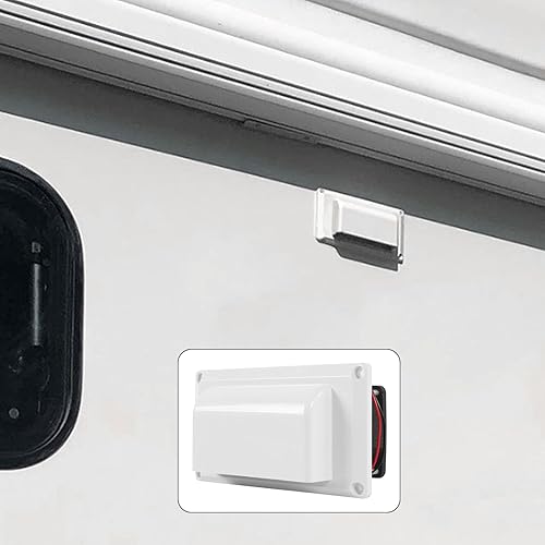 Ventilateur D'extraction, Ventilateur Latéral RV 12 V 25 W, Grille De Ventilation Intérieure, Ensemble De Ventilateurs D'extraction Avec Vis De Montage, Caravane, Camping-Car, Remorque, Accessoires - Poukt