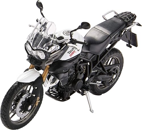 Welly modèle de Moto 1:18 Triumph Tiger 800, Unisexe, Multipurpose, Toute l'année, Plastique/métal - Poukt