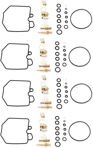 Kit de Reconstruction de Glucides de Moto, Goldwing 1100 GL1100 Pièces de Réparation du Carburateur, Remplacement de Révision des Glucides, avec des Accessoires d'étanchéité - Poukt