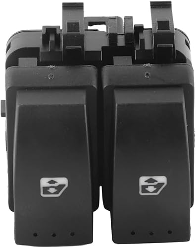 ORBANA Commutateur Commande fenêtre Double Interrupteur de Commande de lève-vitre Double Bouton de Commande de lève-vitre électrique Double Interrupteur pour Clio II 2 8200 060 045 - Poukt