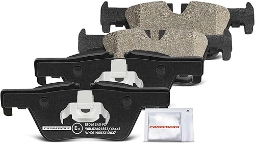Frankberg Lot de 4 plaquettes de frein arrière compatibles avec la série 1 F20 F21 114-125 2010-2023 2 F23 1.5L-2.0L 2014-2021 Série 3 F30 F80 316-330 1.6L-2.0L 2011-2011-201-2021 2018. Pièce de - Poukt