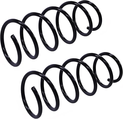 ATEC Germany 2x ressort de suspension avant ressort hélicoïdal gauche droite Compatible avec RENAULT THALIA I (LB_), CLIO II Fourgon/Schrägheck (SB0/1/2_), CLIO II (BB_, CB_) - Poukt