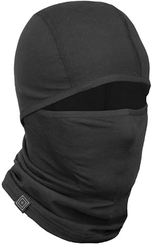 5.11 - Cagoule Balaclava - Tactique - Solide - Confortable - Polyvalente - Respirante - Coupe-Vent - Moto Vélo Ski Casque - Poukt