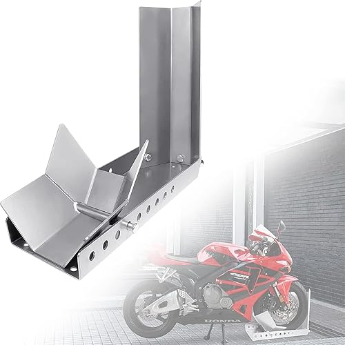 YUENFONG 1x Rail D'aide Au Chargement Moto Bascule Support De Moto Pince De Roue Avant pour Remorque Support De Transport De Roue Avant - Poukt