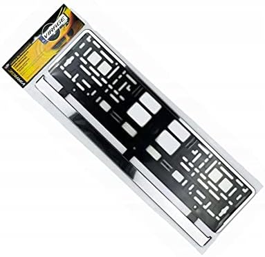 Porte plaques d'immatriculation chrome - Poukt
