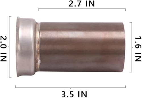 Silencieux pour Moto,iSpchen 51mm DiamèTre systèmes d'échappement pour Moto Universelle DB Killer Tuyau Silencieux d'échappement Sortie Déchappement Embout d'échappement Système 89x42mm - Poukt