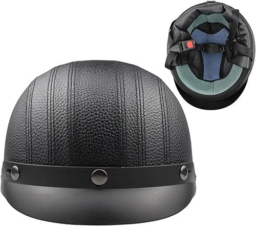 Dimweca Demi-Casques Moto Baseball,Casques vélo Adultes Casques sécurité pour vélo - Sports Plein air Cyclisme Casques sécurité Baseball Chapeau pour Moto - Poukt