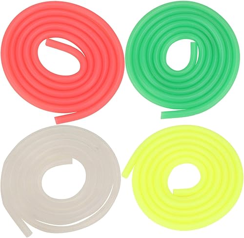4 pièces tuyau de conduite de carburant en silicone universel anti-épaississement de la chaleur extrême assemblage de conduite de carburant de gaz adapté à la voiture de kit d'essence à l'échelle 1/10 - Poukt