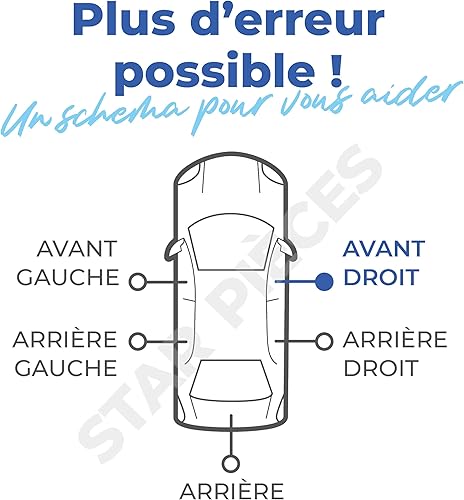 STARKIT PERFORMANCE Leve vitre compatible pour Chevrolet Cruze (J300, J308) (2008-2017) lève-vitre avant droit (côté passager). 95954796, 95382553, 96996228, 95226746 - Poukt