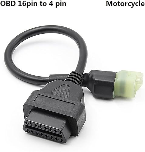 Iyalezirk Lot de 2 câbles adaptateurs OBD2 A 4 pièces de détection de pannes de moto pour motos - Poukt