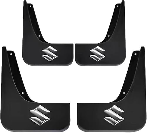 XJYBF Bavettes Garde-Boue de Voiture pour Suzuki Swift 2011-2021, Garde-Boues Avant et Arrière en Plastique Anti-Boue Garde-Boue Anti-Eclaboussures avec Vis Fixation,B - Poukt