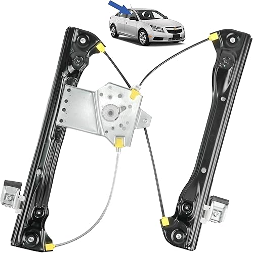 STARKIT PERFORMANCE Leve vitre compatible pour Chevrolet Cruze (J300, J308) (2008-2017) lève-vitre avant droit (côté passager). 95954796, 95382553, 96996228, 95226746 - Poukt