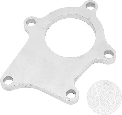 Plaque D'échappement de Turbocompresseur, Bride de Tuyau de Descente en Acier Doux T-304, avec 5 Boulons Soudables, pour T3 T4 Turbo - Poukt